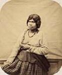 Femme micmaque (le sein nu) à bord du navire Sesostris 1859
