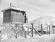 Guard tower, Internment Camp 130 24 Feb 1940