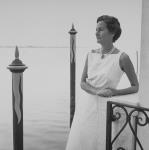 Nancy Mitford. Author. Hotel Cipriani, Venice, 1957 1957