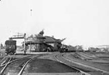 Vue de la gare de Grand Trunk Railway Allandale 1905-1920.