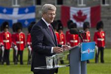 [Prime Minister Stephen Harper announces new battle honours commemorating the War of 1812 at Fort Lennox in Saint-Paul-de-l'Île-aux-Noix, Quebec] 14 September 2012