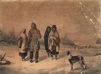 Indians and Squaws of Lower Canada 1848.