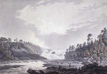 Vue des chutes des Chaudières 10 mai 1795