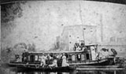 Zion Church Choir excursion and picnic, Mississippi river, aboard the steam yacht RIPPLE 1 Aug. 1885
