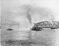 Quebec bridge under construction 11 Sept. 1916