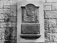 The Royal Fusiliers memorial tablet 1775-76 Chateau Frontenac, Place d'Armes 1 July 1928