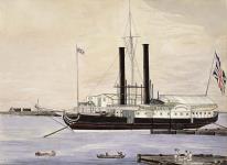 The Steamer 'Great Britain' on Lake Ontario, juin, 1839