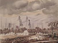 Camp du régiment royal à London (Canada-Ouest) juin, 1842