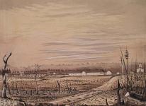 Caserne à London (Canada-Ouest) May, 1842