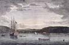 Vue de cap Rouge ou Carouge, neuf milles en amont de Québec 5 novembre 1760.