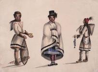 Trois Indiens ca. 1838-1842