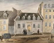 Our House, Number 13 St. Ursula St., Quebec, from July 1838 to September 1842 ca. 1838-1840