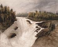 Chutes Shawinigan sur la rivière Saint-Maurice 2 septembre 1841