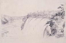 Les chutes Niagara ca. 1838-1842