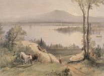 Les chutes de Montmorency depuis Saint-Joseph, 1840