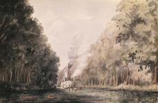 The Steamer Pilot on the Rideau Canal, August 3, 1844 20 mai 1862