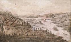 View of Bytown (Ottawa) above the Chaudière 1832