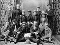 Whoop-la Girls Camp Club, Carleton Place, Ontario, c 1890. Members and guests vers 1890.