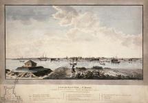 A South-West View of St. Johns, Quebec, with Plan 1779