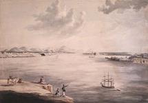 A View of the Bason of Quebec taken from the Citadel shewing Beauport shore, Isle of Orleans & Point Levi 1779