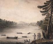 A View of Ticonderoga from a Point on the North Shore of Lake Champlain 1777