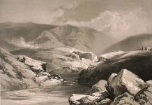 Les Dalles, Columbia River / Les Dalles, fleuve Columbia ca. 1848