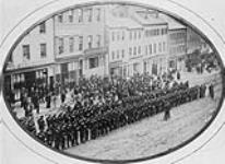 King Street, Saint John, N.B. - Guard of Honour 4/60 Rifles to receive Lt. Gen. Sir H. Doyle 1867-1873