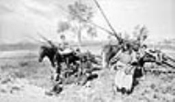 Blackfeet Indians migrating 1886
