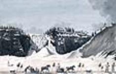 Vue des chutes Montmorency en hiver, Québec 12 April 1781