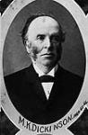 M.K. Dickinson, Mayor of Ottawa 1864-1866.