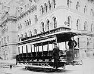 Electric street car ca. 1900.