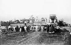 Locomotive MILWAUKEE of the Welland Railway Co., which conveyed volunteers from St. Catharines to Port Colborne at the time of the Fenian Raid 1 June 1866