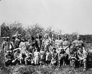 The more prominent members of the cast of the play "Hiawatha" held near Sault Ste. Marie, Ontario. c 1920 c 1920