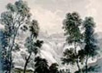 View of the Great Falls of the Saint John, 1807 29 juillet 1807