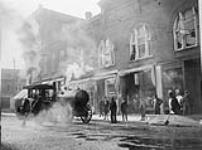 Paving Main Street (John Street), Arnprior, Ont., c. 1915 ca. 1915