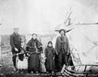 An Indian family at Forty Mile, Y.T ca. 1898 - 1910