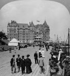Chateau Frontenac and Dufferin Terrace, Quebec Tercentenary 1908