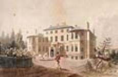La résidence du gouverneur de Halifax, vue du sud-ouest July 1819