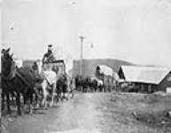 Cariboo trail wagon ca. 1900.