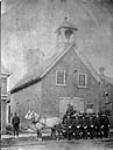 Fire Fighters at Fire Hall, Bridge Street, Carleton Place, c. 1895 ca. 1895