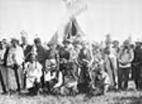 Cree Indians, taken on Jasper Ave., Edmonton c.a. 1903