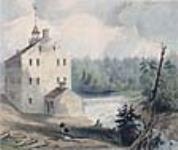 Woolen Factory, Sherbrooke in the Eastern Townships, Lower Canada ca 1836.