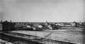 [Photographie du Regina, Sask.]. Titre originale: Regina, West, N.W.T. 1884