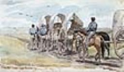 Le départ du fort Garry June 1862