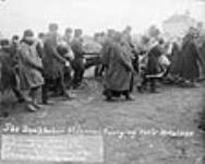 The Doukhobor pilgirms carrying their helpless 1902