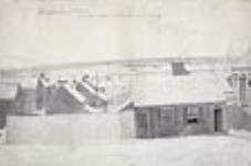 Part of the Town of Shelburne in Nova Scotia, with the Barracks opposite 1789