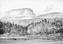 Bateau voyageur et canot chippewa, Thunder Bay, lac Supérieur 1901