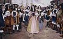 L'arrivée des jeunes filles françaises à Québec, 1667 ca. 1925