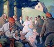Merrymaking at Fort Chambly, 1929