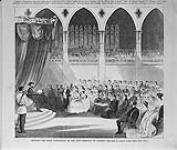 Ouverture de la première législature du Parlement dans le nouveau Dominion du Canada 1867